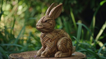 Enchanting Bamboo Woven Creations: Adorable Swans, Dogs, Cats, Fish, Frogs, Rabbits and More! Immerse yourself in the world of traditional craftsmanship and whimsical charm with these exquisitely bamb