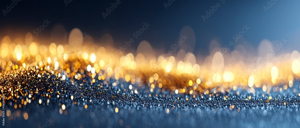 Poster abstract shimmering lights creating a dreamy atmosphere.