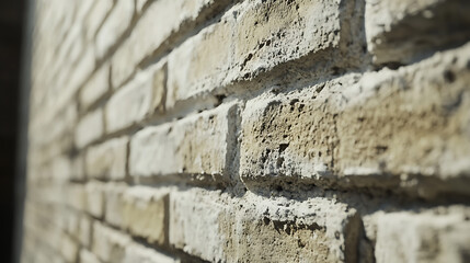 Close-up of Weathered Brick Wall