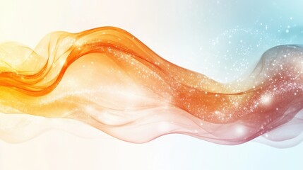 Fototapeta premium Harmonious pigment wave art