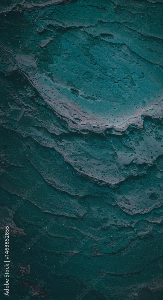 Poster dark teal abstract textured background with stone like pattern