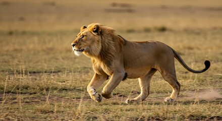 lion in the wild
