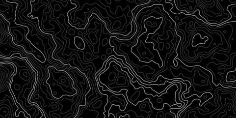 Mountain topographic terrain map background with white lines texture. Luxury white abstract line art background vector.  Design illustration for wall art, fabric, packaging, web, banner, app, wallpape