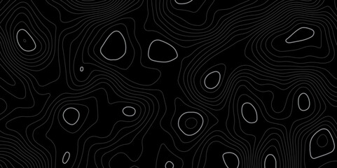 Mountain topographic terrain map background with white lines texture. Luxury white abstract line art background vector.  Design illustration for wall art, fabric, packaging, web, banner, app, wallpape