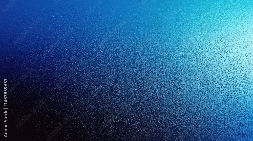 Poster dark blue textured abstract gradient surface design with grainy and shiny effect