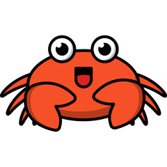 Cute Crab Illustration