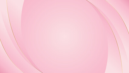 Abstract pink luxury curved background. Elegant Feminine wallpaper. Suitable for beauty design, templates, banners, covers, awards, sales, events, websites, pages and more