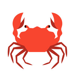 Illustration of a Red Crab