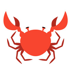 Illustration of a Red Crab