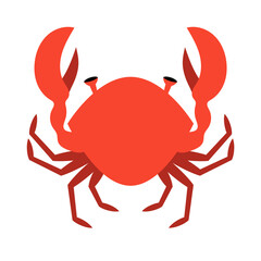 Illustration of a Red Crab