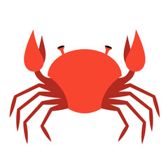 Illustration of a Red Crab