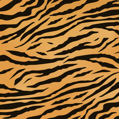 Tiger skin pattern texture Illustration