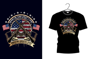 Retro Bullet Design &ndash; Vintage Style T-Shirt Graphic for Classic Weapon Lovers