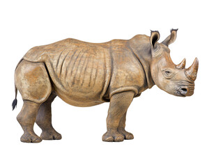 Obraz premium a statue of a rhinoceros