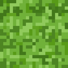green abstract square background. pixel square pattern