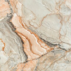 Naklejka premium Beige And Peach Marble Texture With Swirling Patterns