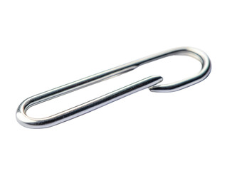 Single Metal Paper Clip PNG
