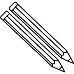 pencil isolated on white background