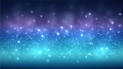 Obraz premium Abstract gradient with sparkling lights in blue and purple hues.