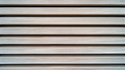 Light gray horizontal louvered vents