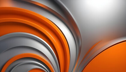 a realistic background image filled with orange and silver colors with gradations, forming an abstract and visually striking composition.