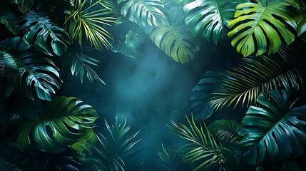 floral leaf background with modern colors.