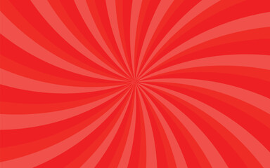 Abstract vector background pattern featuring a red radial spiral swirl design with dynamic curved lines. Vibrant backdrop for digital art or graphic design projects.