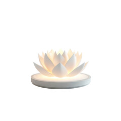 Illuminated Lotus Flower Lamp - Modern Minimalist Design