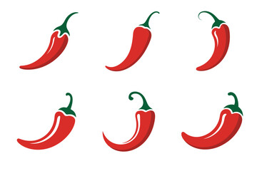 Red hot chili pepper vector illustration design