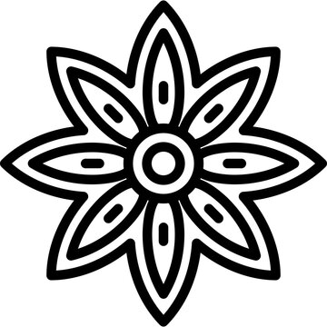 recommend clip art: star anise icon