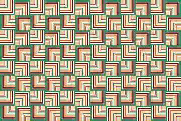 Vintage pattern overlapping vector seamless in art deco style modern abstract textures repeating geometric tiles from striped elements 