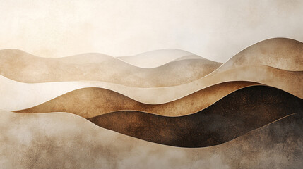 Warm Brown Beige Featuring Gradient Coffee Muted And