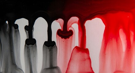 Spreading Ink on Paper – Artistic Macro Shot