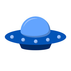 UFO Flat Illustration