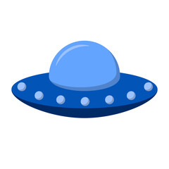 UFO Flat Illustration