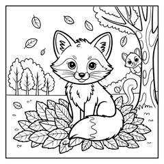 Cozy Autumn Bold And Easy Coloring Book for Kids and Adults