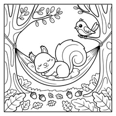 Cozy Autumn Bold And Easy Coloring Book for Kids and Adults