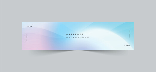 Linkedin banner with technology abstract background