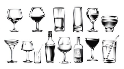 Various Drinkware Illustrations (10)