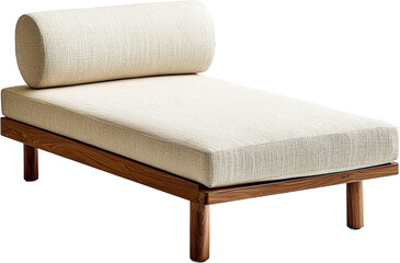 Modern Wooden Reclining Lounger