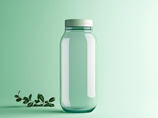 Glass Bottle Mockup
