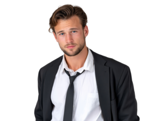 Capturing Success: A Professional Business Portrait of a Dapper Man in a Suit and Tie Ready to Impress in Any Corporate Setting