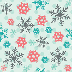Winter Snowflake Pattern
