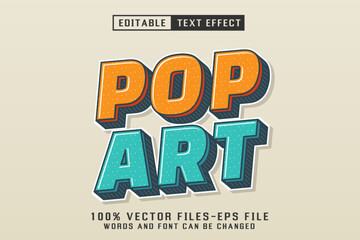 Pop Art Editable Text Effect