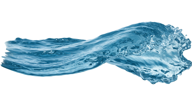 Turbulent wave crests against darkness