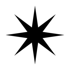 Sparkle vector icon. Shine symbol illustration. star sign or logo.