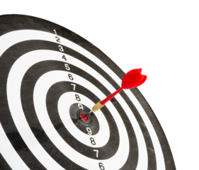 dart hitting target