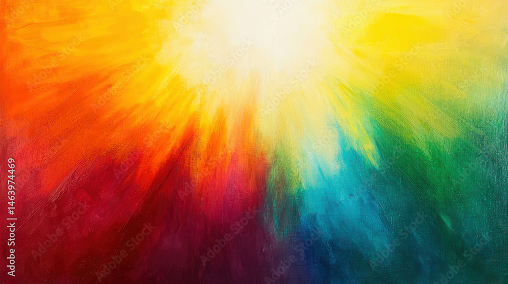 Poster vibrant abstract background with radiant colors and dynamic patterns for creative projects