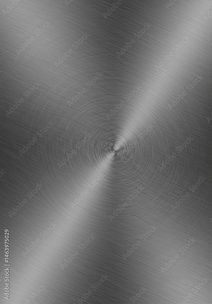 Poster metallic gray abstract background with radial gradient pattern