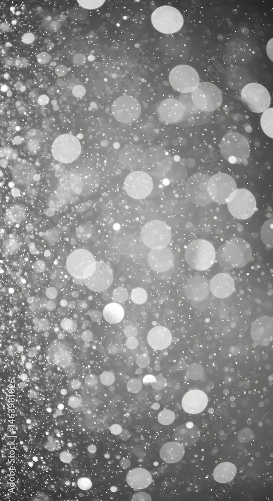 Poster monochrome bokeh lights abstract background with soft light effects